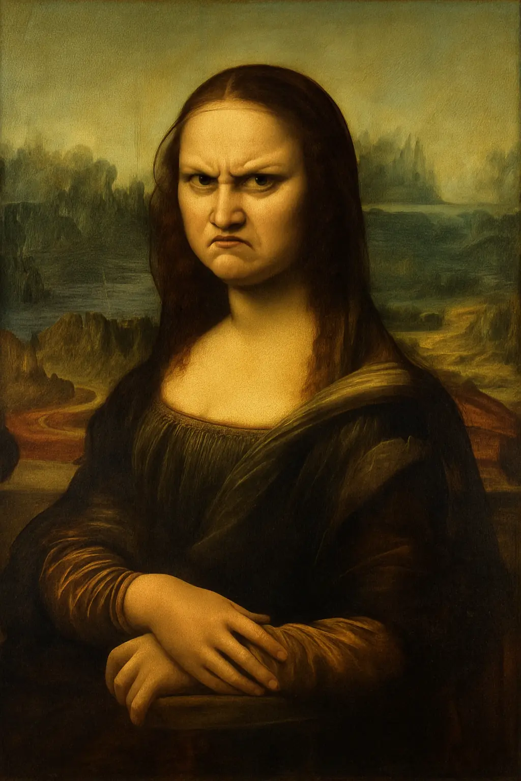 Mona Lisa Simple Prompt Result